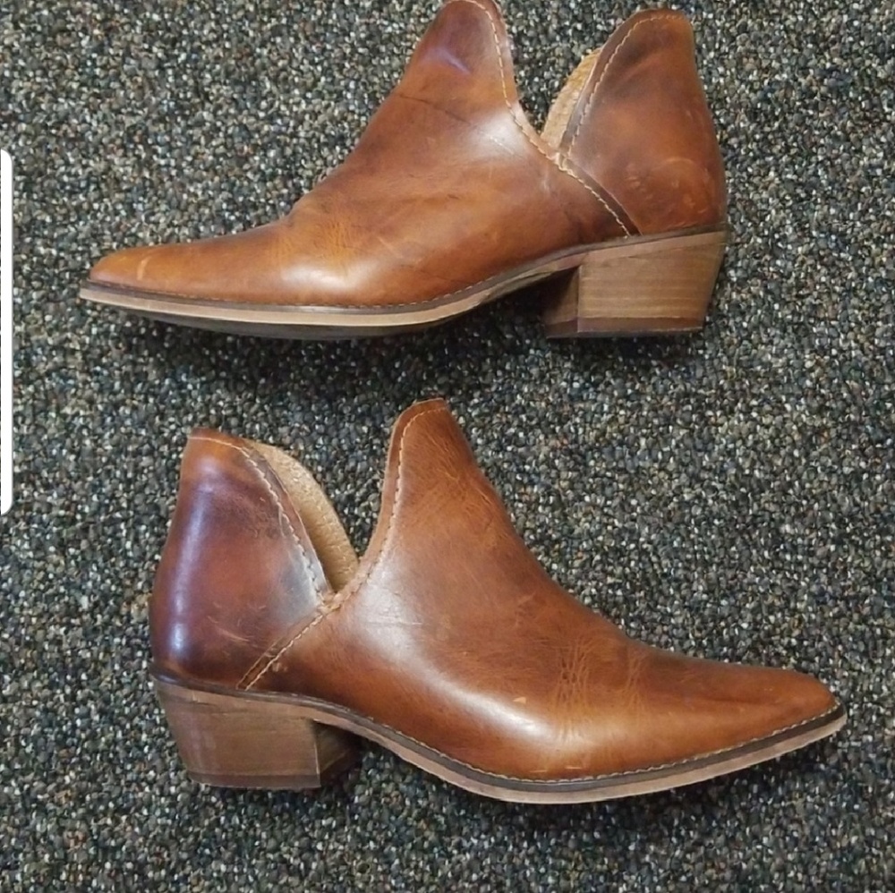 Steve madden leather booties